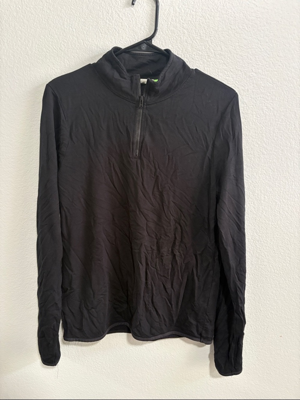 Threads 4 Thought Men's Black Quarter-Zip Pullover